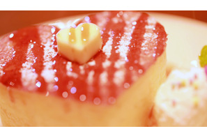 縁結びの効果があるかも 幸せを運ぶハートのパンケーキ 画像