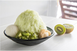 【3時のおやつ】台湾発「ICE MONSTER」がNZキウイとコラボ！ 爽やかグリーンの「キウイかき氷」登場 画像