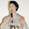 表情だけの芝居で見事に岡田中将の妻・温子を演じきった富司純子