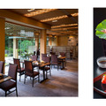 左：日本料理「雲海」店内 右：同店の料理イメージ