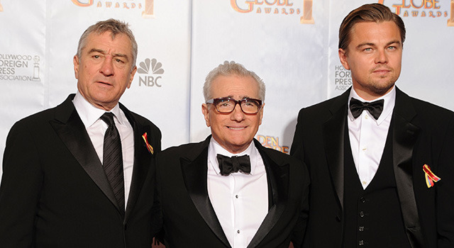 レオナルド・ディカプリオ&ロバート・デ・ニーロ&マーティン・スコセッシ監督-(C)Getty Images
