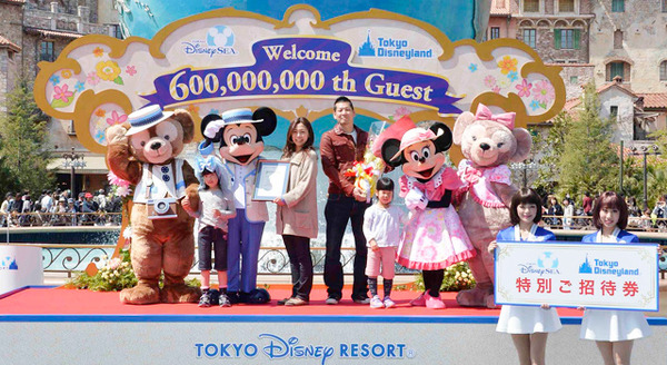 ディズニー 6億人目 のゲスト達成 東京ディズニーランド開園から 30年363日目 で Cinemacafe Net