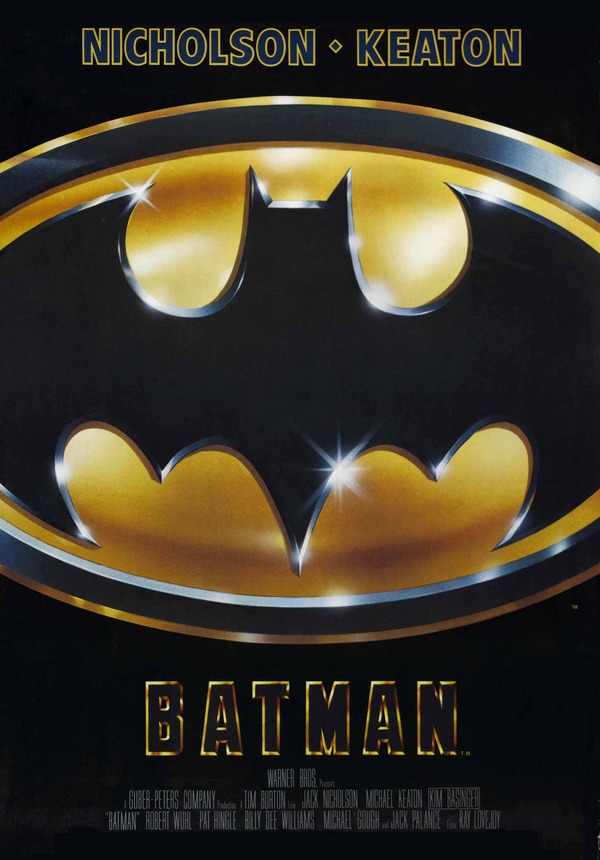 新作モデル ポスター 額付 バットマン BATMAN 1989年製☆貴重な 