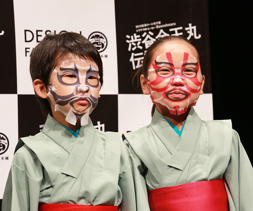 市川染五郎 子供歌舞伎フェイスパック を 可愛らしい と大絶賛 3枚目の写真 画像 Cinemacafe Net
