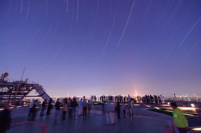 君の名は のワンシーンを夜空のシアターで Huawei Presents 星空のイルミネーション が開催 18枚目の写真 画像 Cinemacafe Net