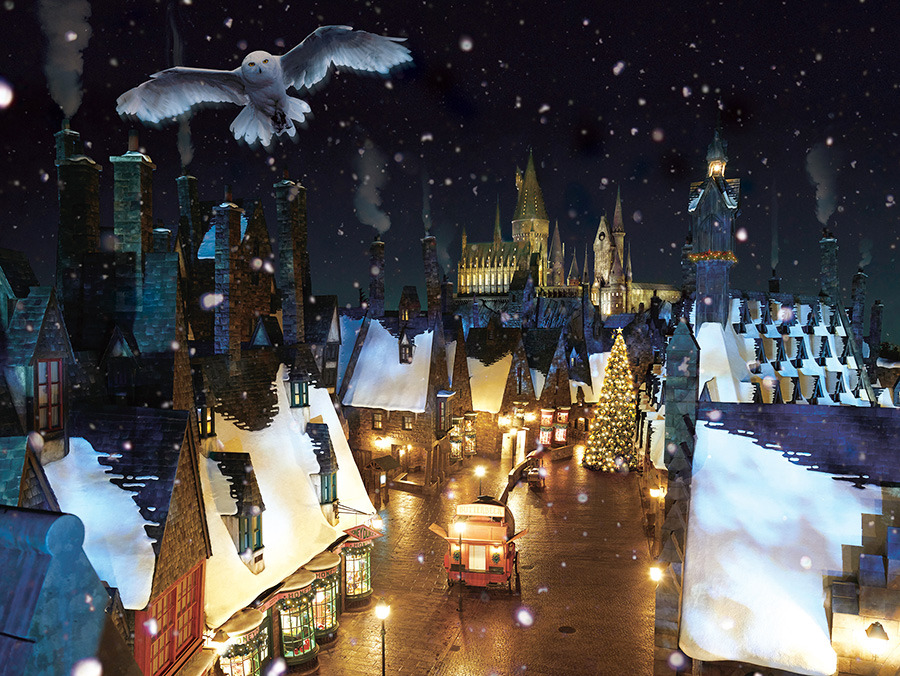 Usj 魔法使いの村がクリスマス一色 ハリー ポッターの世界で特別なホリデー始まる Cinemacafe Net
