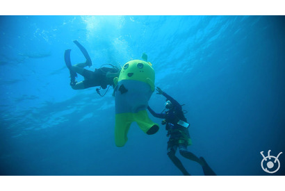 ふなっしー、人生初のダイビングに苦戦！ 潜水中の衝撃映像も公開 画像