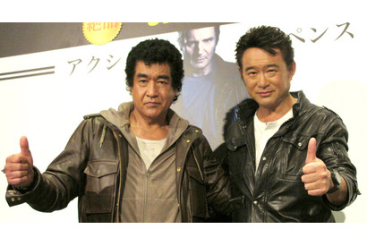 藤岡弘、＆船越英一郎『ラン・オールナイト』PRで、汗まみれ！ 涙まみれ!? 画像