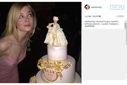 エル・ファニング、18歳の誕生日にインスタグラム・デビュー！ 画像