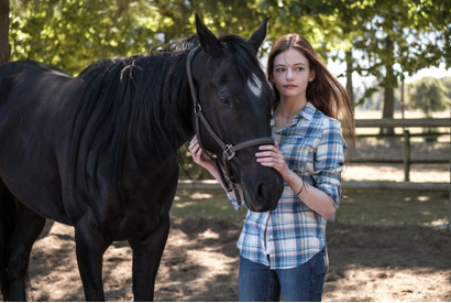 マッケンジー・フォイ、馬に乗って駆ける…『ブラック・ビューティー』 画像