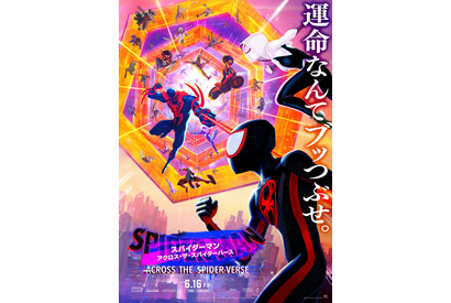 スパイダーマン同士が対峙『アクロス・ザ・スパイダーバース』日本版ポスター 画像