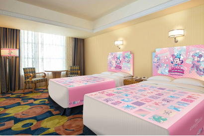 【ディズニー】ミニーのポップでキュートな客室がやって来る！アンバサダーホテル「ミニーのファンダーランド」スペシャルルーム 画像