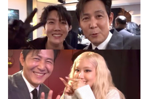 『イカゲーム』俳優イ・ジョンジェの“華麗なる人脈”。BTSにG-DRAGON、マクロン仏大統領ともパチリ【PHOTO】 画像