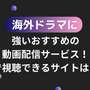 海外ドラマに強いおすすめの動画配信サービス11選！無料で視聴できるサイトはどこ？ 画像