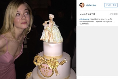 エル・ファニング、18歳の誕生日にインスタグラム・デビュー！ 画像