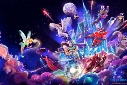 【ディズニー】東京ディズニーランドで新しい夜のキャッスルプロジェクションがスタート！ マーベル映画のキャラクターも初登場 画像