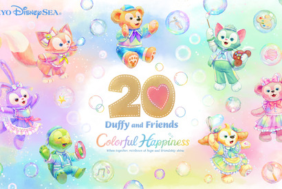 【ディズニー】春のスペシャルイベント「ダッフィー＆フレンズ20周年：カラフルハピネス」開催決定！“パルパル”第4弾はドナルドダック 画像