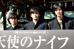 村上虹郎、“最年少”清水尋也に「ついていった」 最旬俳優3人がドラマ「天使のナイフ」撮影を述懐 画像