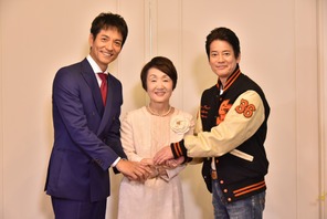 唐沢寿明＆沢村一樹が“横浜”市長を表敬訪問！ お互いの新ドラマにも期待 画像