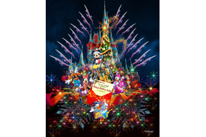 【ディズニー】美しく雪舞うロマンティックなパークに！クリスマスイベント 画像