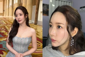 女優パク・ミニョン、ドレスからグラマラス体型があらわに…「ディズニーから飛び出してきた？」【PHOTO】 画像