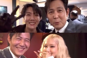 『イカゲーム』俳優イ・ジョンジェの“華麗なる人脈”。BTSにG-DRAGON、マクロン仏大統領ともパチリ【PHOTO】 画像