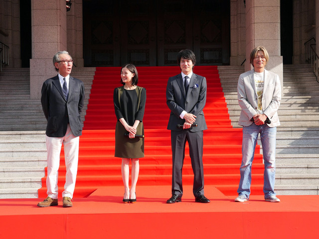 松山ケンイチ＆蒼井優＆豊川悦司＆木村大作（監督）／『春を背負って』凱旋プレミア・イベント