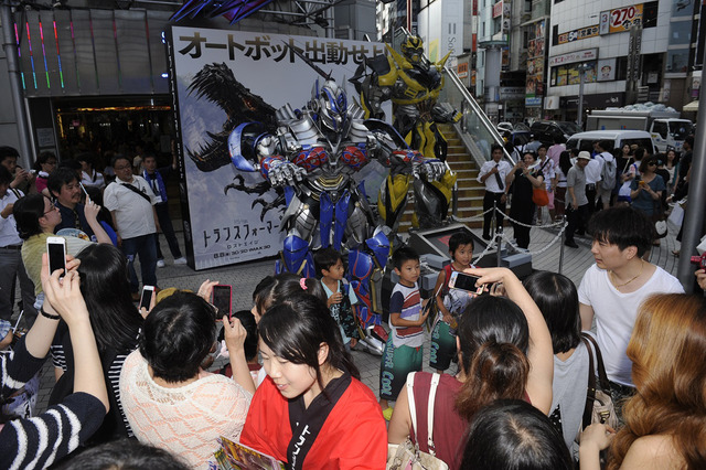 『トランスフォーマー』渋谷ジャックの様子