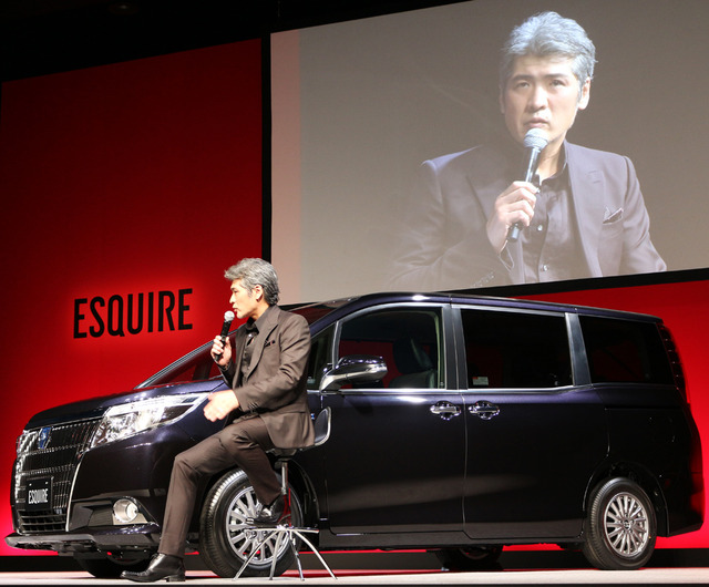 吉川晃司／トヨタ新型車「ESQUIRE（エスクァイア）」記者発表会