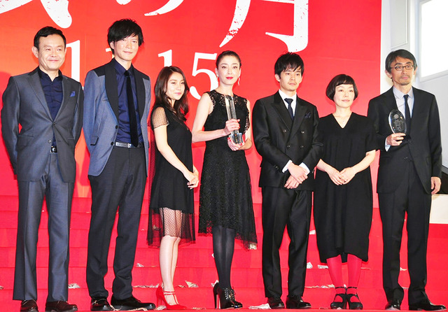 宮沢りえ＆池松壮亮＆大島優子＆田辺誠一＆近藤芳正＆石橋蓮司＆小林聡美＆吉田大八（監督）／『紙の月』プレミア試写会