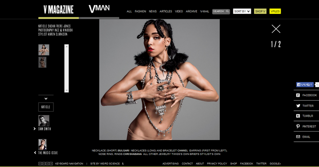 「V magazine」公式サイトより