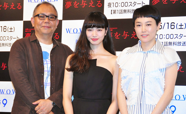 犬童一心監督、小松菜奈、菊地凛子／連続ドラマW「夢を与える」完成披露試写会