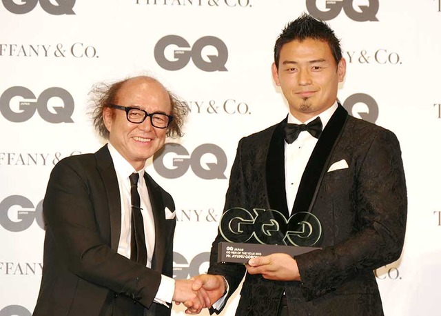 五郎丸歩選手／「GQ Men of the Year 2015」授賞式