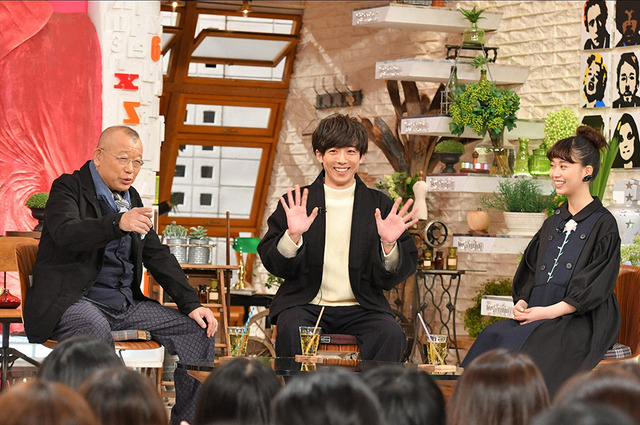 高橋一生＆福亭鶴瓶＆森川葵「A-Studio」-(C)TBS