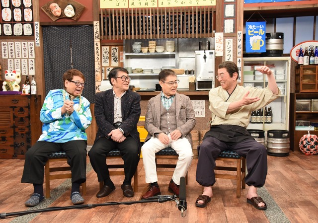 高木ブー、仲本工事、加藤茶、志村けん／テレビバラエティ番組「志村けんのだいじょうぶだぁスペシャル」の囲み取材