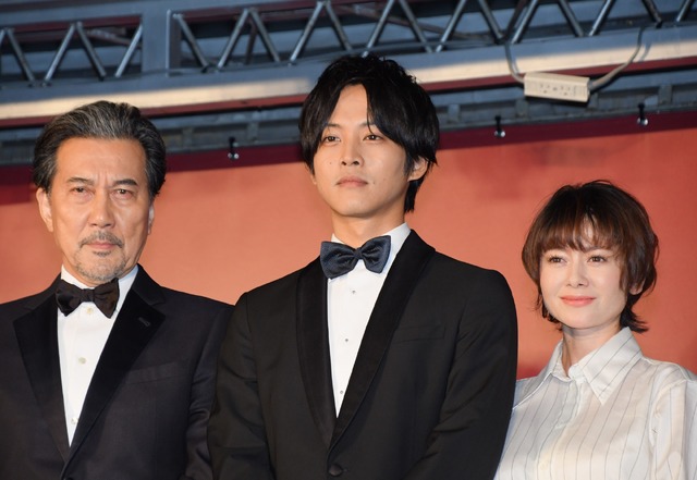 役所広司、松坂桃李、真木よう子／映画「孤狼の血」完成披露試写会