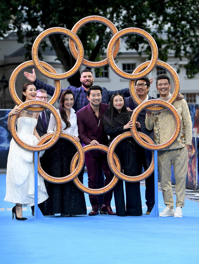 『シャン・チー／テン・リングスの伝説』プレミアイベント Photo by Ian Gavan/Getty Images for Disney