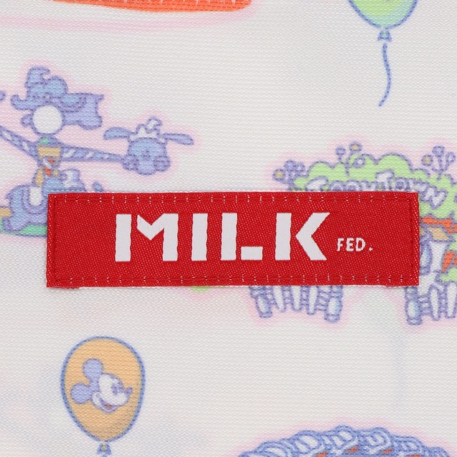 トートバッグ〈MILKFED.〉サイズ:高さ約37×幅約37×マチ約12cm¥6,500