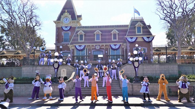 Disneyland Band at Main Street, U.S.A（2023年1月撮影）