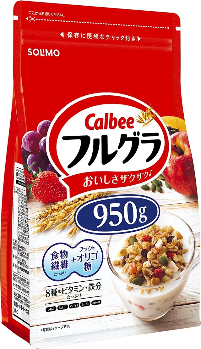 [Amazonブランド] SOLIMO　カルビー フルグラ 950g x 6袋