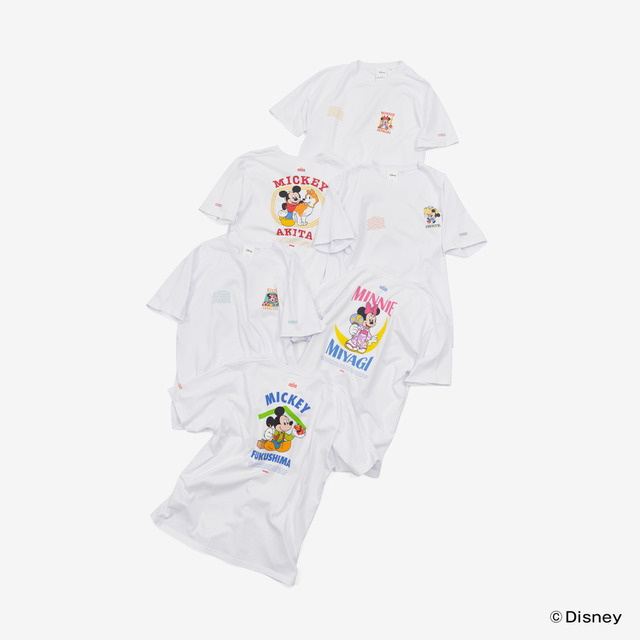 ディズニーTシャツコレクション「【DISNEY】MY HOME TOWN COLLECTION 47PREF」（C）Disney