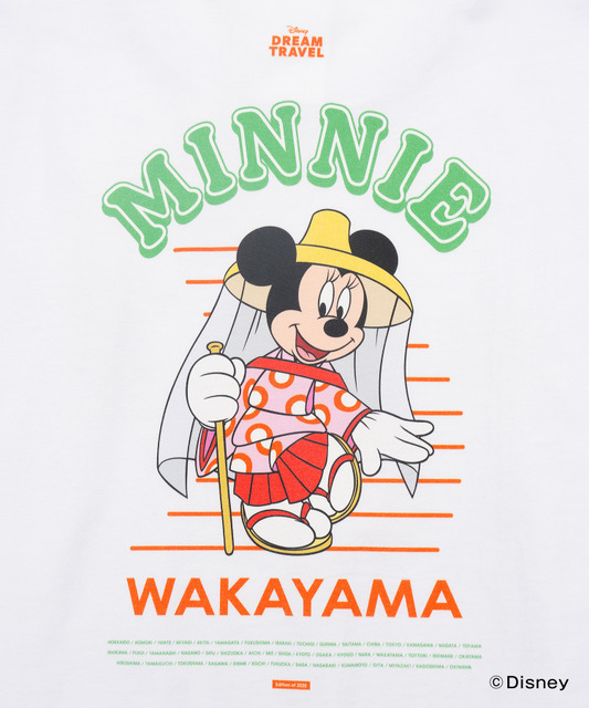 ディズニーTシャツコレクション「【DISNEY】MY HOME TOWN COLLECTION 47PREF」和歌山県（C）Disney