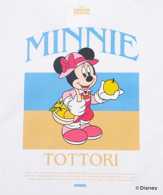 ディズニーTシャツコレクション「【DISNEY】MY HOME TOWN COLLECTION 47PREF」鳥取県（C）Disney