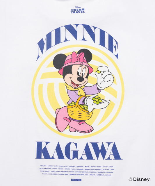 ディズニーTシャツコレクション「【DISNEY】MY HOME TOWN COLLECTION 47PREF」香川県（C）Disney