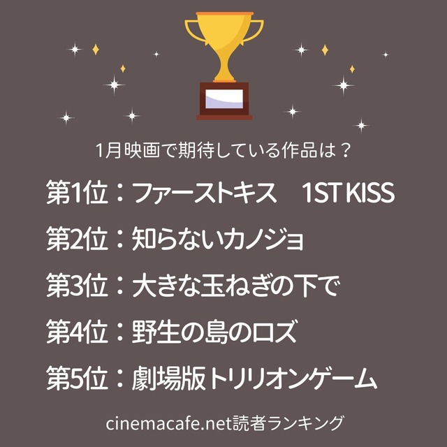 読者が期待する“2月映画”ランキング1位～5位