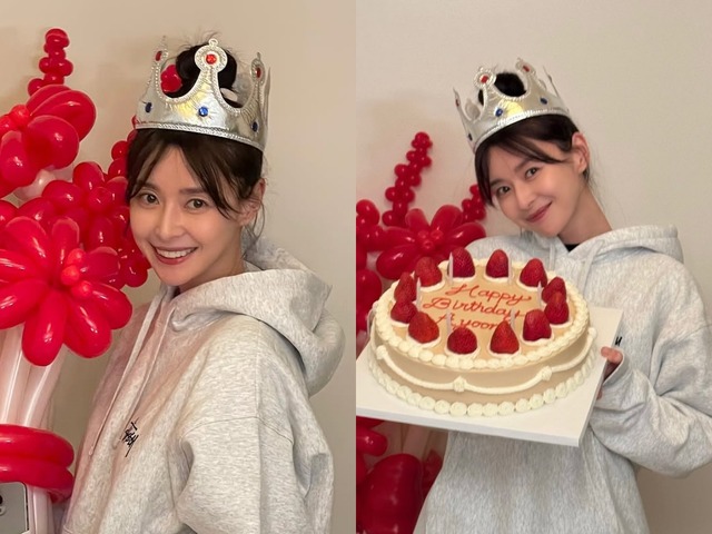 『暗行御史』女優クォン・ナラ、34歳の誕生日に“幸せオーラ”全開！【PHOTO】