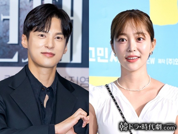 ユン・ソヌ(左)、キム・ガウン