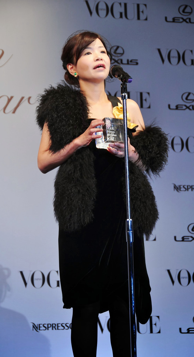 「VOGUE JAPAN Women of the Year 2013」授賞式（大久保佳代子）